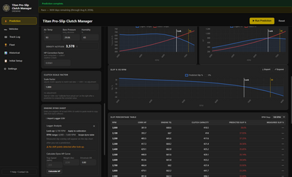 TITAN PRO-SLIP CLUTCH SIMULATION SOFTWARE