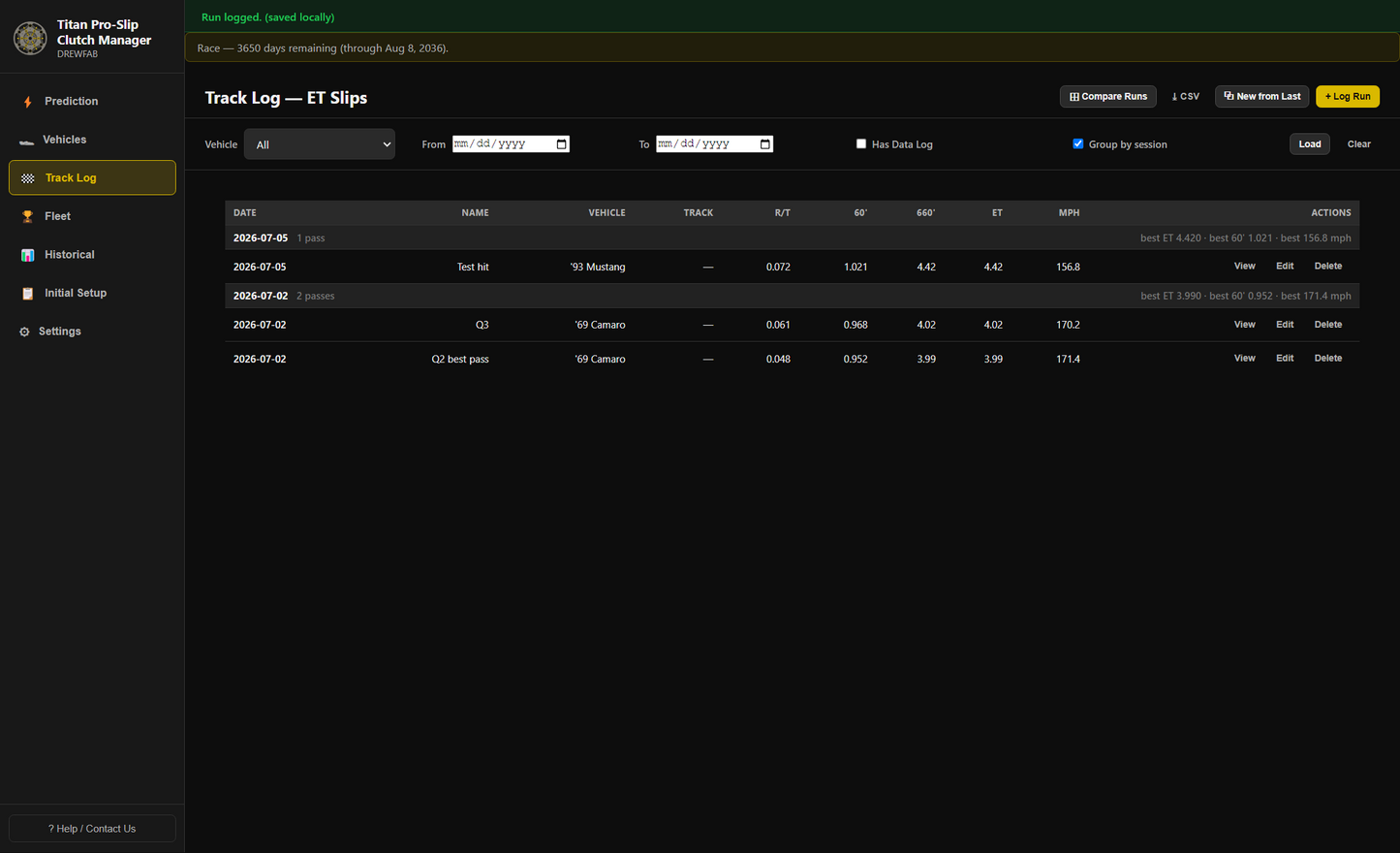 TITAN PRO-SLIP CLUTCH SIMULATION SOFTWARE