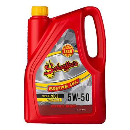 SCHAEFFER'S 9001 SUPREME 9000 FULL SYNTHETIC RACING OIL 5W-50