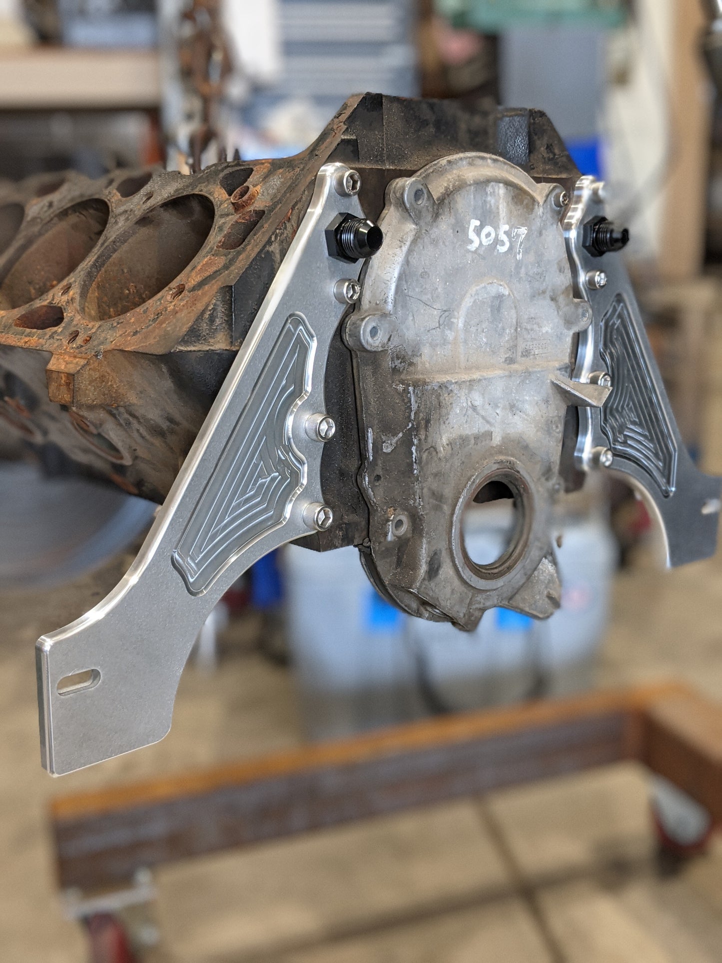 JET BOAT ENGINE MOUNT KIT (COMPLETE RAIL KIT W/ PLATES)