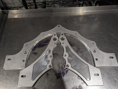 JET BOAT ENGINE MOUNT KIT (COMPLETE RAIL KIT W/ PLATES)