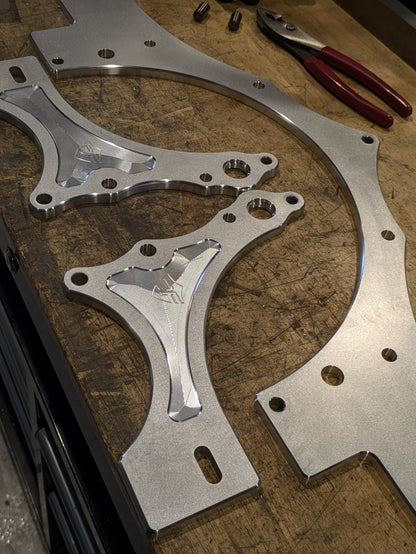 JET BOAT ENGINE MOUNT KIT (COMPLETE RAIL KIT W/ PLATES)